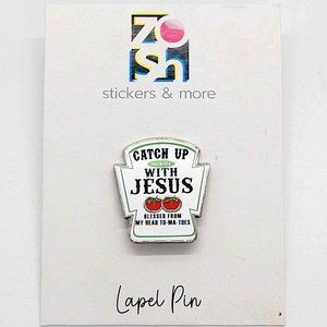 Christian Jesus Pin Badge Brooch